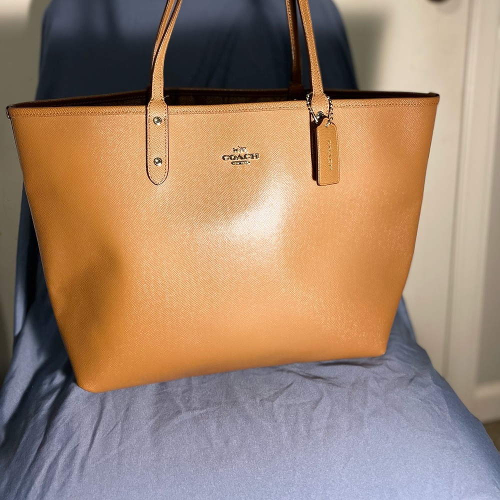 Coach Brown leather tote